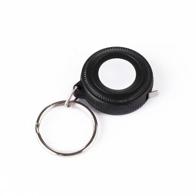 China Custom Promotion Mini Tire Shape 1m Key Chain Logo Gift Promotion Tape Measure for sale