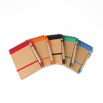 China Eco-Friendly Spiral Book Coil Notebook with Paper Pen for Promotion Gift Office for sale