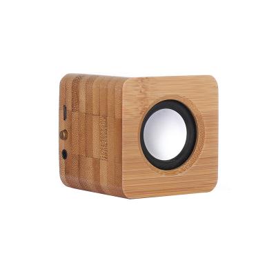 China Portable & Retro Compact Portable Radio 4.0 Bamboo Speaker With Hand Free Call Functions for sale