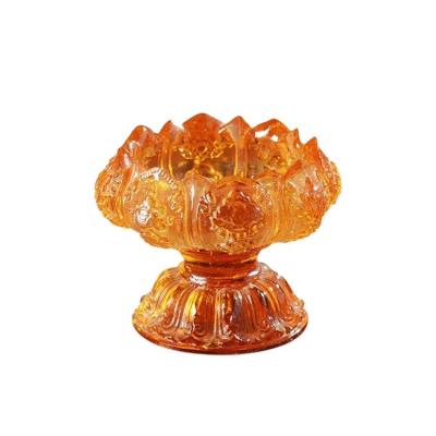 China India Altar For Sacrificial Activity Seven Color Cup Religion Glass Grail for sale