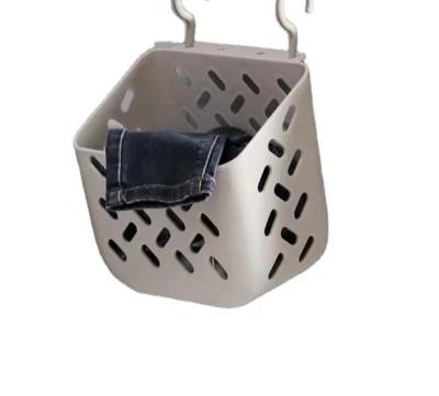 China New transitional style foldable bathroom laundry storage plastic dirty basket for sale