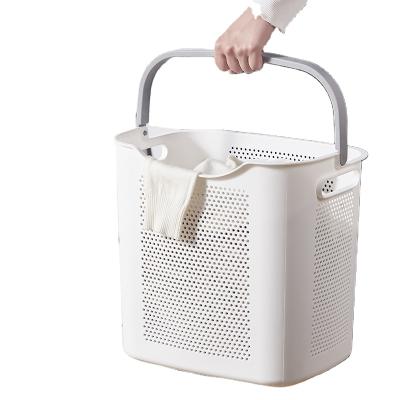 China Traditional Japanese Universal Storage Basket Classification Household Fashion Bathroom Storage Clothes Portable Laundry Basket for sale