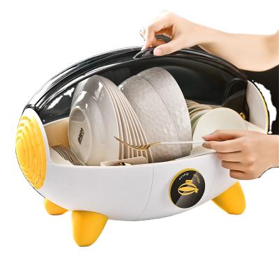 China Sustainable Household Kitchen Drain Type Large Capacity Multi-Function Rack Space-Saving Dish Rack Bowl Storage With Drain Tray for sale