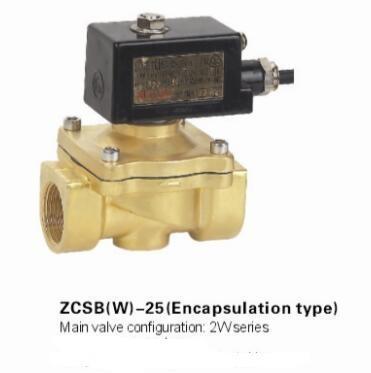 China Válvula electromagnética a prueba de explosiones de cobre amarillo, tensión de la válvula de gas del solenoide baja en venta