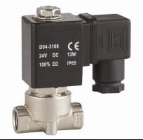 China válvulas de 1/8 de solenoide de aço inoxidável da água da válvula de solenoide da maneira 24v do 〃 2 para a água à venda