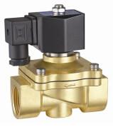 China pressão diferencial zero da maneira elétrica de bronze da válvula de solenoide 2 da água 24VDC à venda