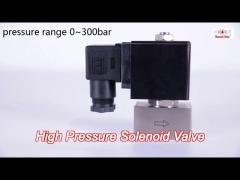 3/4 Inch Normally Closed High Pressure Solenoid Valve Water Stainless Steel