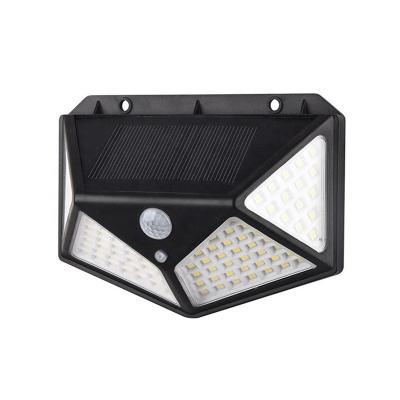 China Garden Motion Sensor Operated Lights 100 LED Outdoor Waterproof Wall Light Solar Light for sale