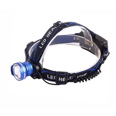 China Hot Sales Camping / Factory Backup Aluminum 2*18650 Rechargeable Headlamp 3 Mode High Power Led Headlamps for sale