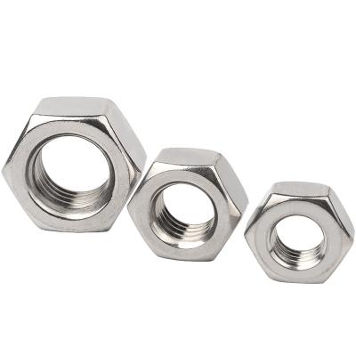 China Wholesale Nut A2-70 316 A4-80 304 Heavy Industry China Design Stainless Steel Domes Hex Flat Nuts for sale