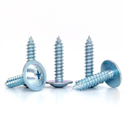 China Pan Top Quality And Good Price Tapping Screw Customized Extra Large Flat Head Headed Tail Tapping Screw for sale