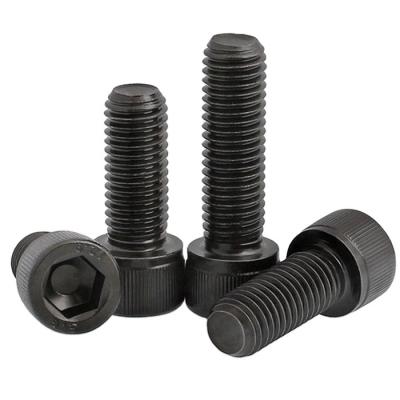 China Cheap Black Antirust Socket Alloy Steel Flat And High Quality Hexagon Head Screws for sale