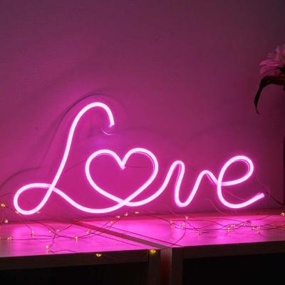 China 2021 WOWORK Fushun New Arrivals 3d Wall Window Shop Art RGB LED Waterproof Silicon Cable Strips Neon Box Letter Sign Box For Home Decor for sale