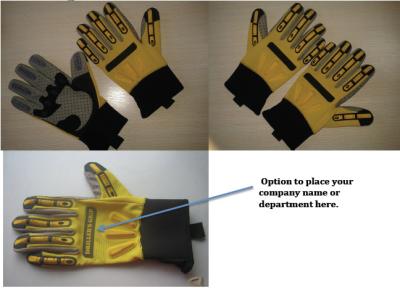 China S M L XL Driller Gloves With Finger Protection Heavy Duty for sale