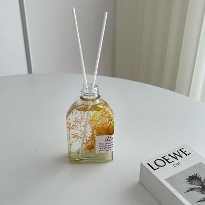 China Luxury Perfume Reed Diffuser With Reed Sticks UO 100ml 200ml Long Lasting Home Fragrance Gift Promotion Wedding Decoration Glass Bottle for sale