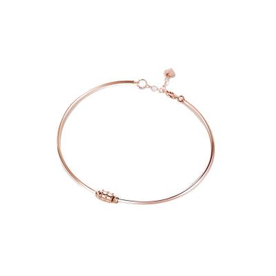 China New 2022 INS Niche Design CLASSIC Light Small Luxury High End Size 18k Rose Gold Bracelet For Girls for sale