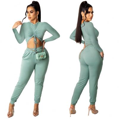 China Best Quality China Breathable Fall Two Piece Manufacturer Set 2021 High Quality Fashion Clothing Outfits for sale