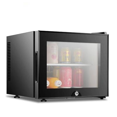 China Glass Door Mini Refrigerator 20L Mini Fridge Can Low Noise Thermoelectric Mini Car Factory Outlet Bar for sale