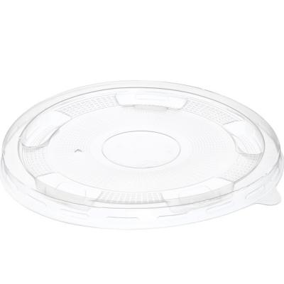 China JC Proof - Factory Direct 142mm Puddle Dish Lids for Hot Food Take Out Bowls for sale