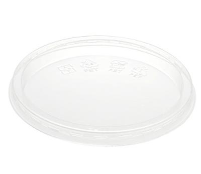 China JC PROOF - PUDDLE SALE! Plastic PET Grocery Container Flat Lids 117mm for sale