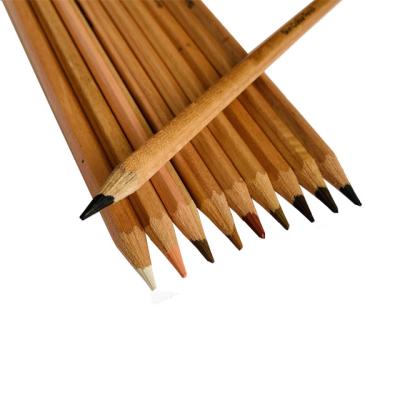 China Hot Sale 12 Color Fine Art Stain Color Wooden Pencils Color Natural Pencils Set For Office Art Lapices for sale