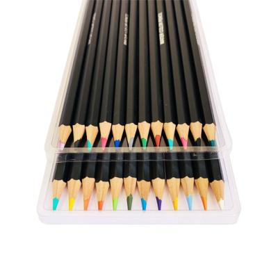 China Fine Art Supplies Supplier 48 Pcs Professional Art Watercolor Pencil Drawing Wooden Set for sale