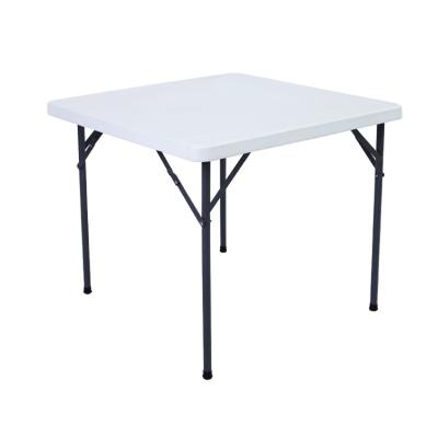 China Modern Outdoor Tables Restaurant For Strong Events And Party Useful 80cm Square Tables Plastic Folding for sale