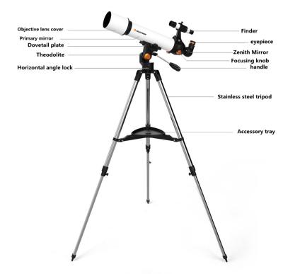 China Wholesale Professional Lens Refractor F70500 Optical Glass Astronomical Telescope For Beginners Kit For Kids Price for sale