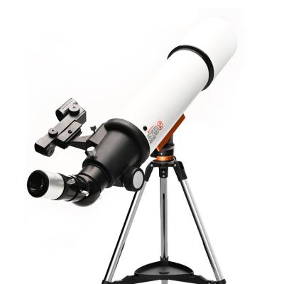 China Lens Optical Glass Telescope For Adults Kids Astronomy Beginners 80mm Aperture 500mm AZ Mount Professional Astronomical Refractor Telescope for sale