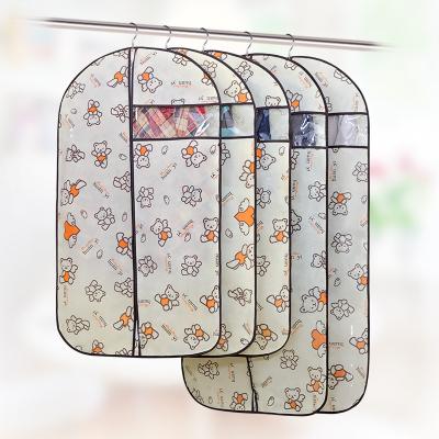 China Custom Fabric Zippered Hanging Garment Bags Visible Window Self - Adhesive Seal for sale