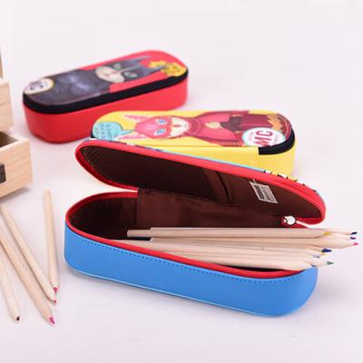 China Lining 210 D Student Pencil Pouches Kids , Double Sided Pencil Case / Pencil Box for sale