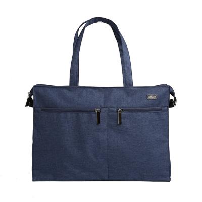 Chine Sac d'ordinateur portable capitonné par messager bleu, ceinture solide de prise de main de sac d'ordinateur-valise à vendre