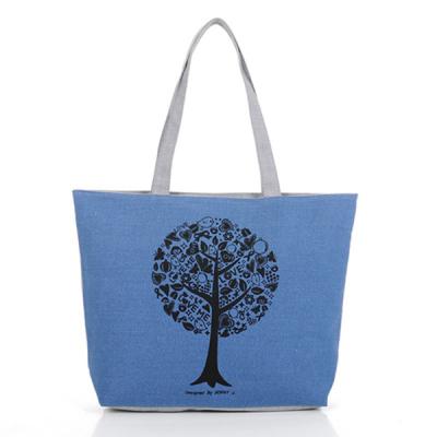 China Large Capacity Custom Canvas Bags / Cotton Canvas Tote Bags for sale