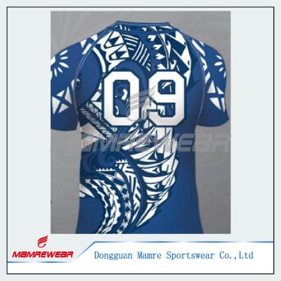 China Antibacterial Rugby Gym Uniform Apparel For Teens , Rugby Tank Top Template Design Sublimation for sale