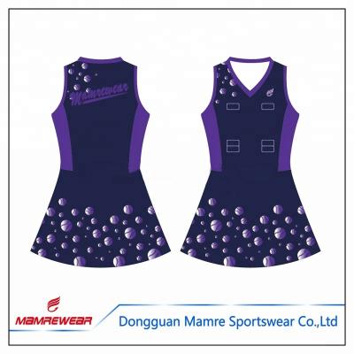 China New Style Netball SKIRTS 2017 Purple Jersey Custom One Piece Tennis Skirt Practice Wear for sale