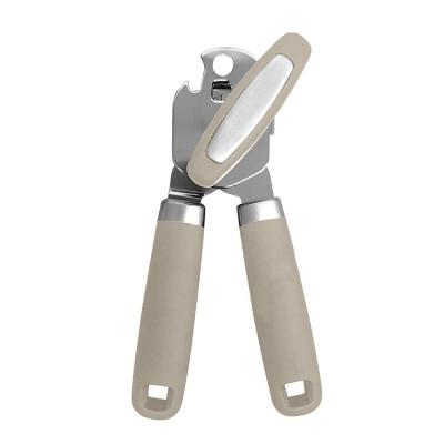 China Viable Custom Jar Opener Oversized Stainless Steel Sharp Cutting Wheel Hand Held Strong Manual Can Opener With Bottle Opener for sale