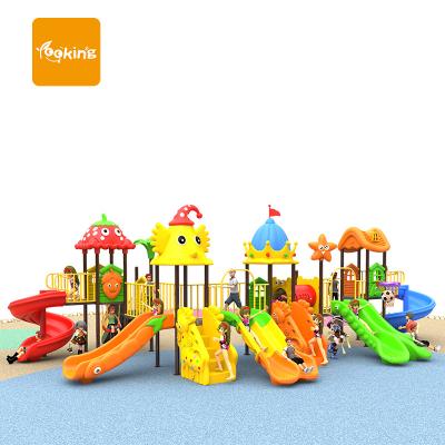 China Outdoor Amusement Playground Equipment Plastic Children Outdoor PlaygroundFor Entertainment Toddlers for sale