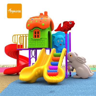 China Kids Plastic Commercial Outdoor Plastic Playground Slide For Sale for sale