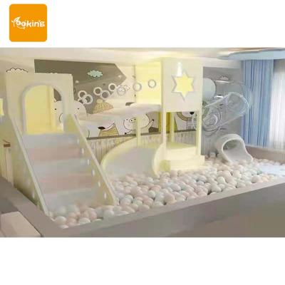 China Factory Direct Selling Wooden Soft Kid Play Equipment Indoor Soft Playground for sale