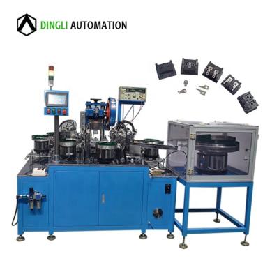 China Automatic Touch Screen Operation Automated AC Power Jack Assembly Machine for sale