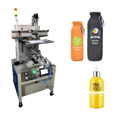 China Hotels automatic colorful screen printer for bottle cup servo color logo screen printer for bottle cup for sale