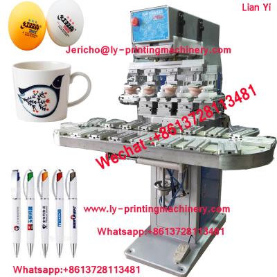 China All kind of products pen ball 4 color pad printing machine pen ball four color pad printing machine for sale