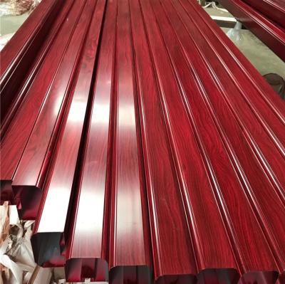 China door & Aluminum Window Price Per Kg Wood Grain Aluminum Profile For Window And Door for sale