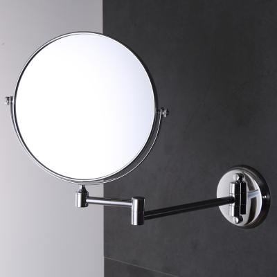 China High Quality 3X Magnification UK Best Magnifying Double Sided Wall Mounted Folding Cosmetic Makeup Mirror for sale