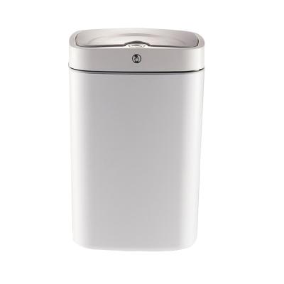 China Viable High Quality 18l Battery Usb Infrared Sensor Automatic Refill Trash Can For Home Office for sale