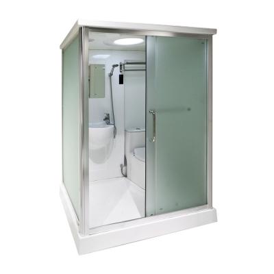 China Freestanding Modern Kmry All In One Bathroom Unit Prefab Shower And Toilet Portable Bathroom Modular Bathroom Pods for sale