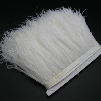 China Wholesale Ostrich Feather Ostrich Feather Trims Fringe With Satin Ribbon Band for sale