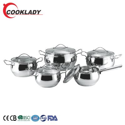 China 2020 Sustainable Hot Style Chef Cookware Unique Gold Kitchenware And Cookware Set for sale