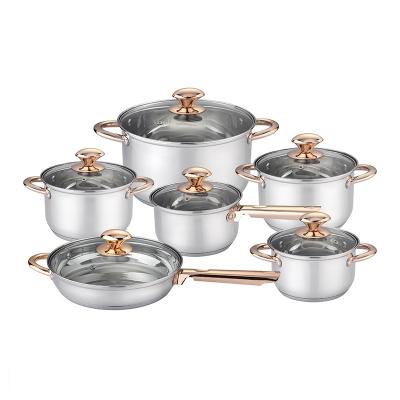 China New Sustainable Multifunctional 5 Ply Stick Stainless Steel Capsule Non Filter Sets Cookware Jar Set for sale