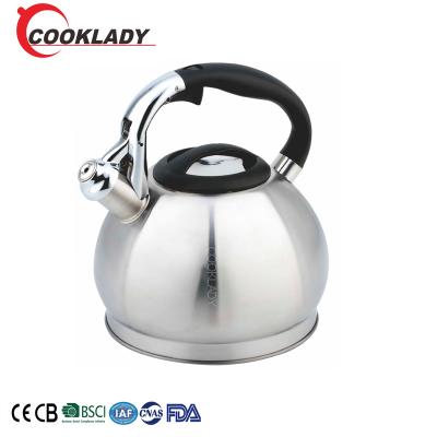 China Gas Sustainable Professional Use Stainless Steel Whistling Tea Kettle For Home for sale